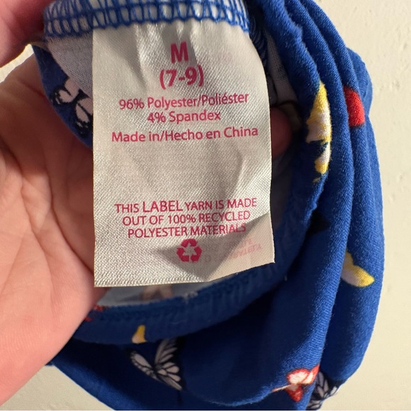 NWOT Butterfly Print Blue Tube Top size Medium - Picture 10 of 11